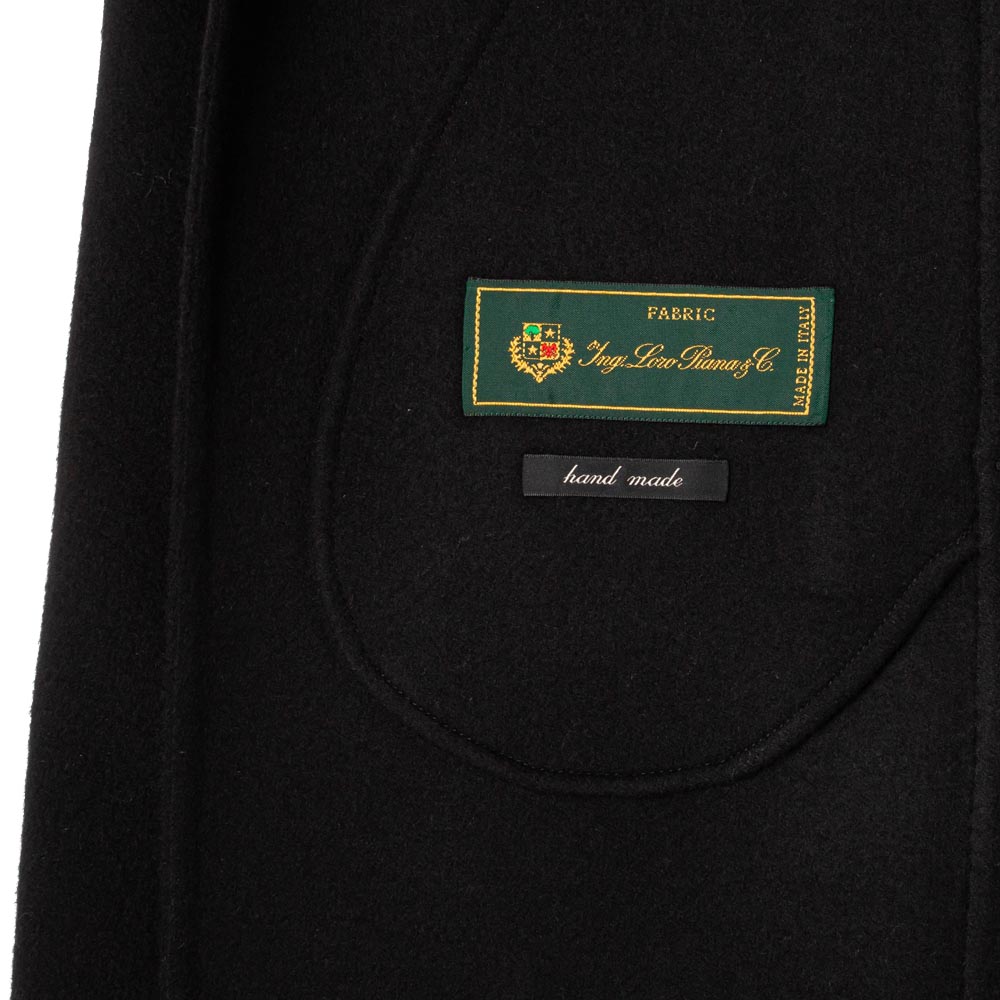 manzoni24(マンゾーニ)<BR>23M429/DB1 ウールカシミア ノーカラーコート