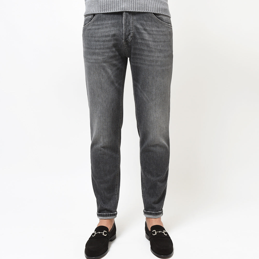 PT TORINO DENIM ピーティートリノデニム コットン ストレッチ ウォッシュド ブラックデニムパンツ REGGAE/TAPERED FIT