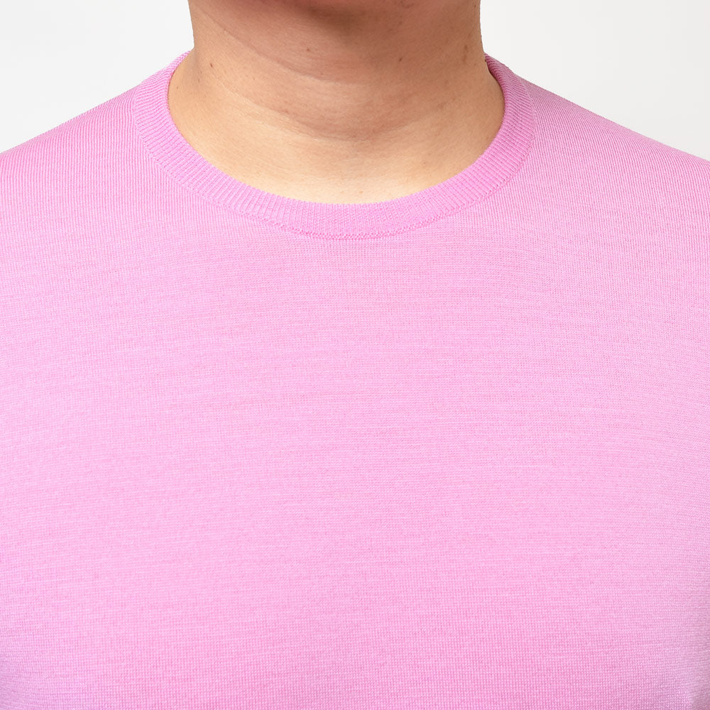 JOHN SMEDLEY ジョンスメドレー SCANLAN メリノウール 30ゲージ クルーネック ニット MODERN FIT