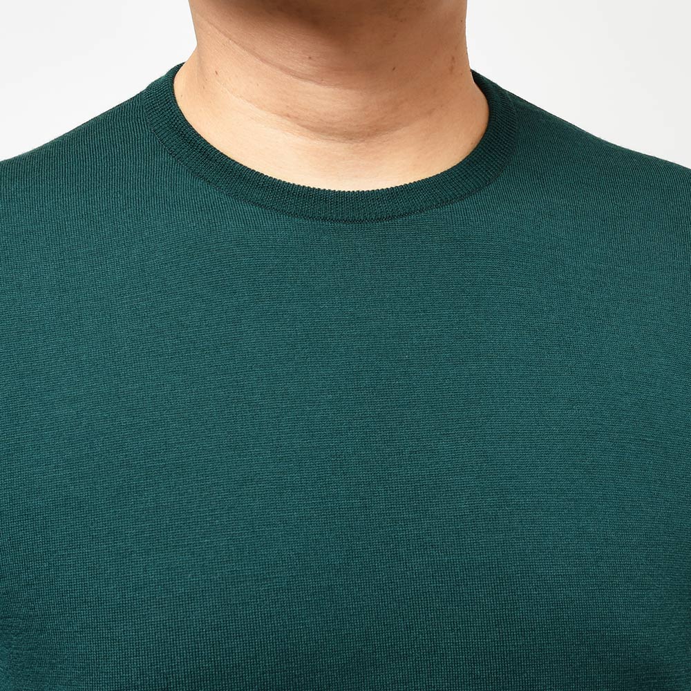 JOHN SMEDLEY ジョンスメドレー SCANLAN メリノウール 30ゲージ クルーネック ニット MODERN FIT