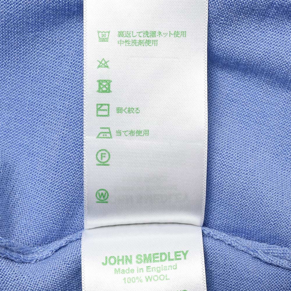 JOHN SMEDLEY ジョンスメドレー SCANLAN メリノウール 30ゲージ クルーネック ニット MODERN FIT