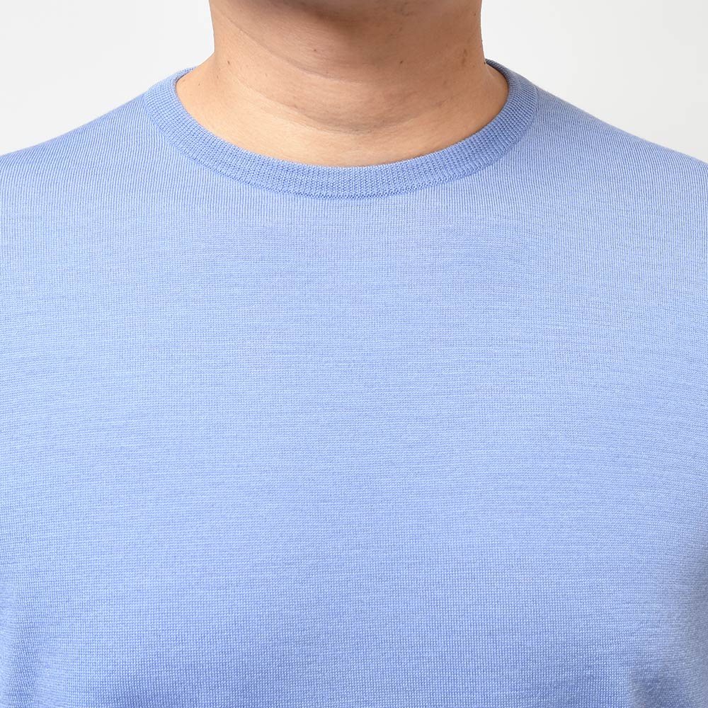 JOHN SMEDLEY ジョンスメドレー SCANLAN メリノウール 30ゲージ クルーネック ニット MODERN FIT
