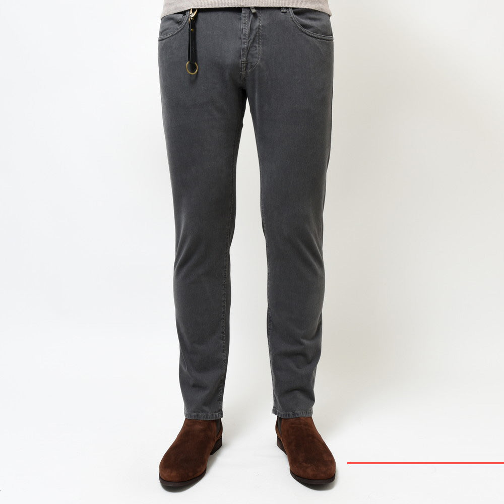 INCOTEX BLUE DIVISION（インコテックス ブルーディヴィジョン） Slim Fit ガーメントダイコットンストレッチピケスリムテーパードパンツ 407-81500