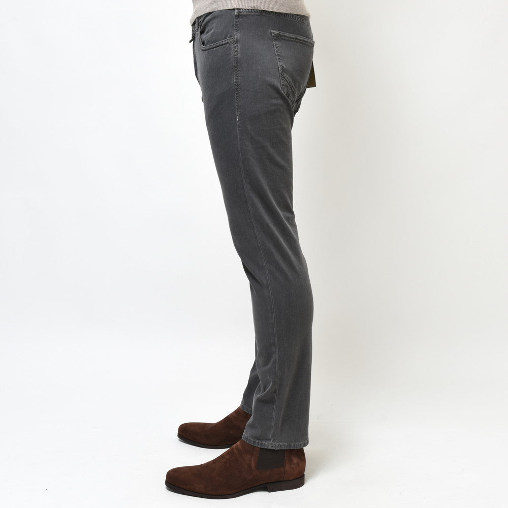 INCOTEX BLUE DIVISION（インコテックス ブルーディヴィジョン） Slim Fit ガーメントダイコットンストレッチピケスリムテーパードパンツ 407-81500