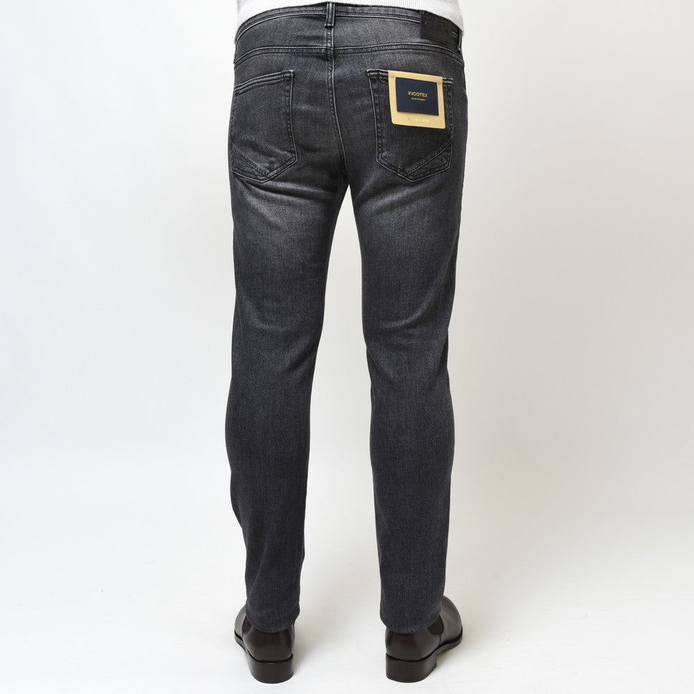 INCOTEX BLUE DIVISION（インコテックス ブルーディヴィジョン） Slim Fit ヴィンテージウォッシュスリムテーパードストレッチデニム 407-81571