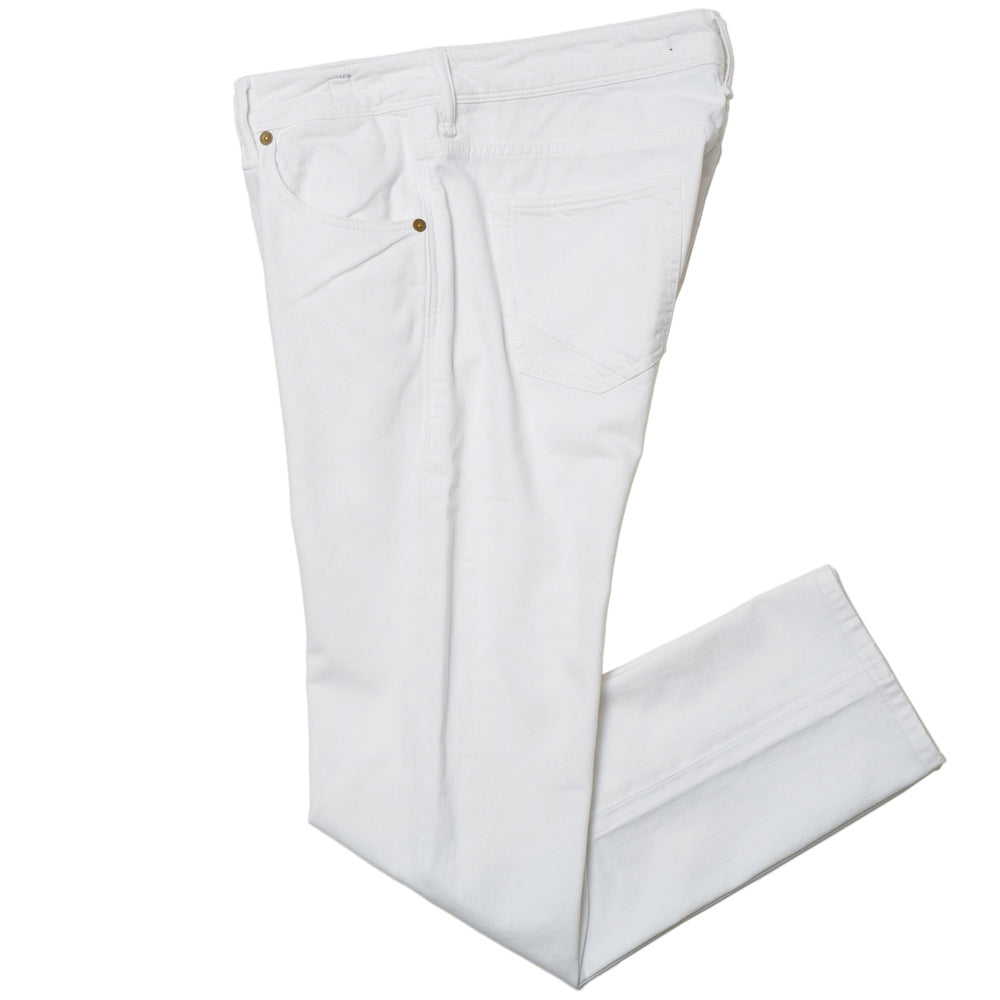 INCOTEX BLUE DIVISION（インコテックス ブルーディヴィジョン） Slim Fit ウォッシュドコットンストレッチドリルスリムテーパードパンツ 407-81578