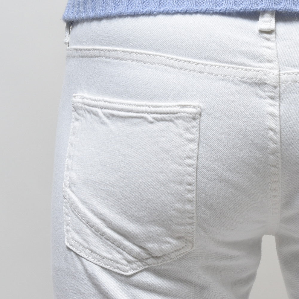 INCOTEX BLUE DIVISION（インコテックス ブルーディヴィジョン） Slim Fit ウォッシュドコットンストレッチドリルスリムテーパードパンツ 407-81578