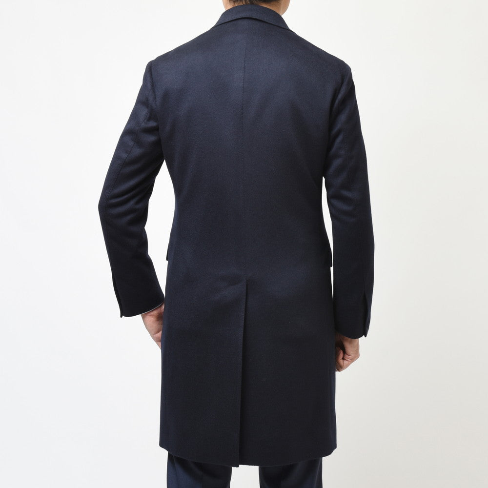 guji（グジ） カシミアフランネルソリッドチェスターフィールドコート(MADE BY RING JACKET / LoroPianaファブリック使用)【秋/冬】