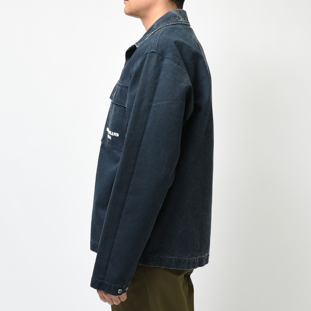 STONE ISLAND(ストーンアイランド)  MARINA コーティングコットンキャンバスオーバーシャツ 7915109X4　