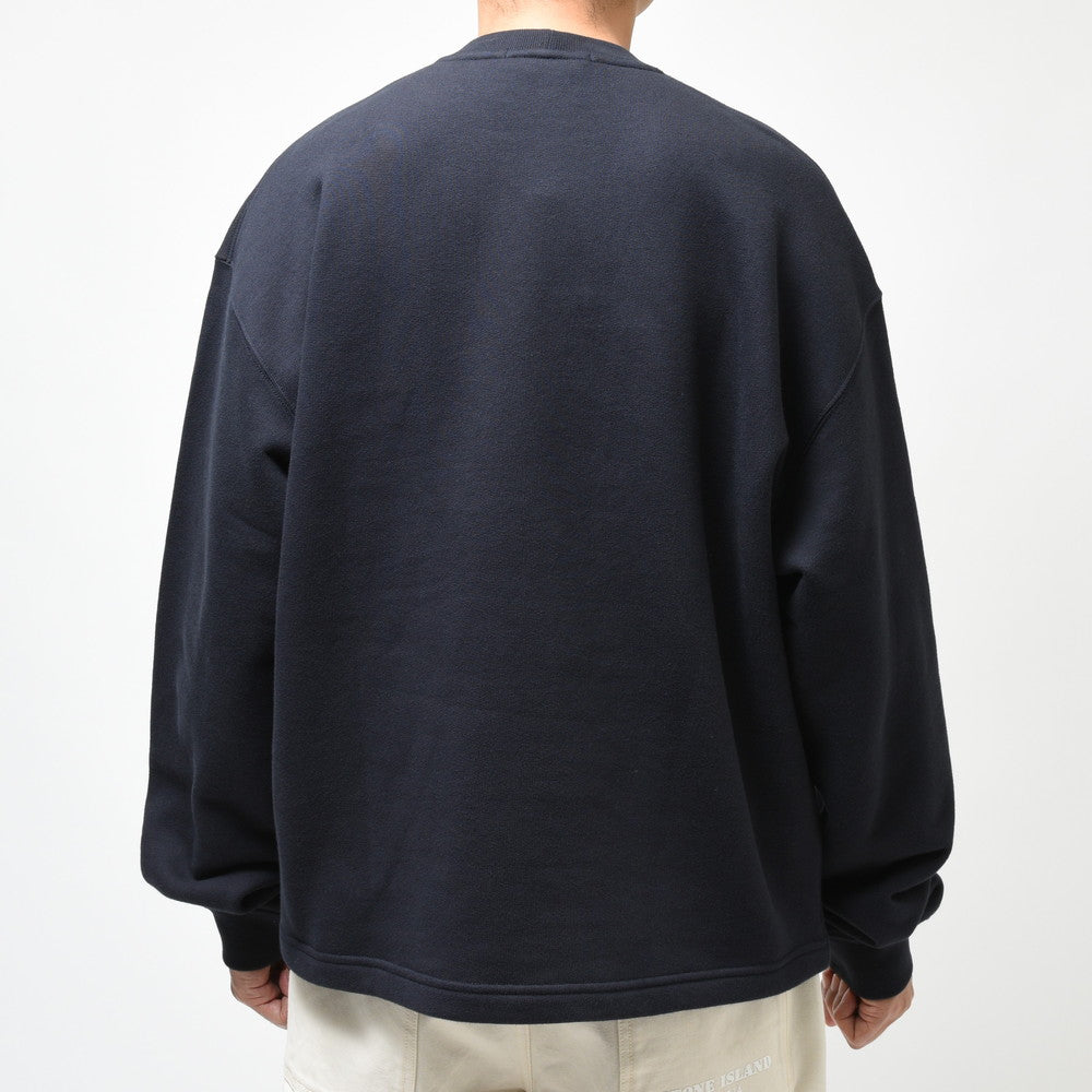 STONE ISLAND(ストーンアイランド) MARINA コットンロゴクルーネックオーバーサイズスウェット 7915671X6