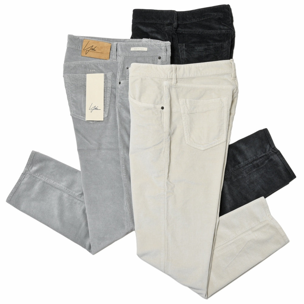 YCHAI（イカイ） ROBUSTOロブスト ウォッシュドストレッチコットンコーデュロイテーパードフィットパンツ YPUJF004-1TS0083T