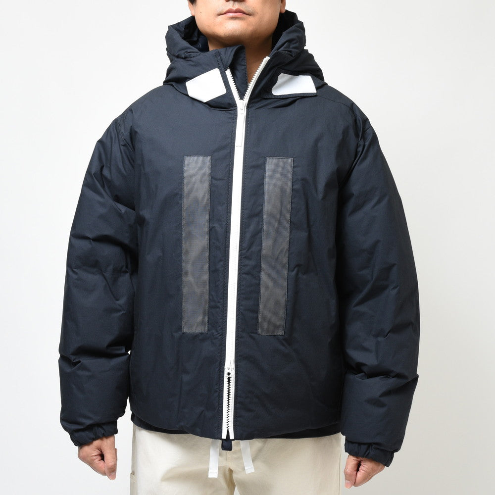 STONE ISLAND(ストーンアイランド)  MARINA ワックスコーティングコットンポプリンフーデッドダウンジャケット 7915424X2