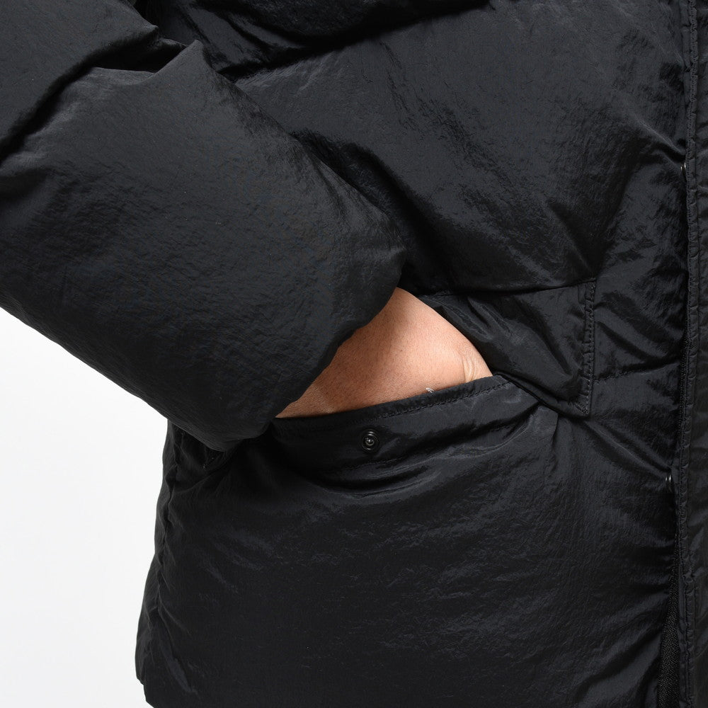 STONE ISLAND(ストーンアイランド) ナイロンメタルリバーシブルフーディダウンジャケット 791542719