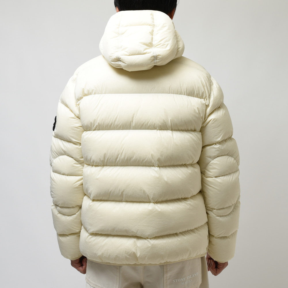 STONE ISLAND(ストーンアイランド) ナイロンストレッチフーデッドダウンジャケット 791543728