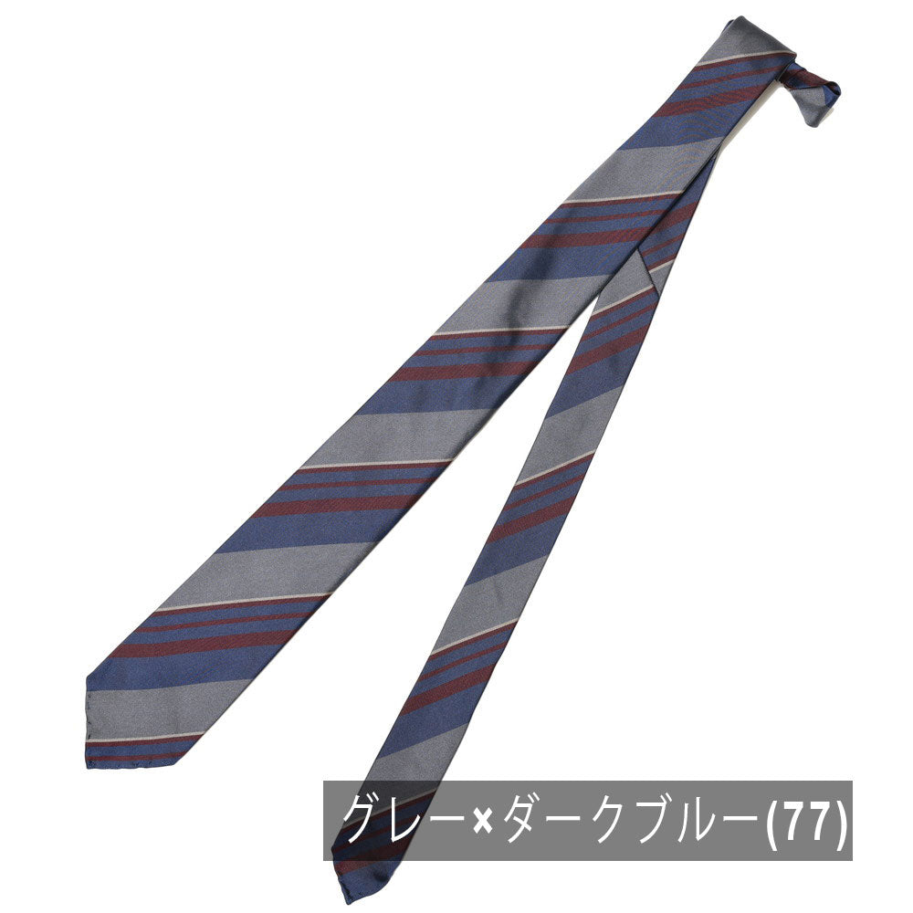 TIE YOUR TIE（タイ ユア タイ） シルクレップストライプセッテピエゲタイ 105876