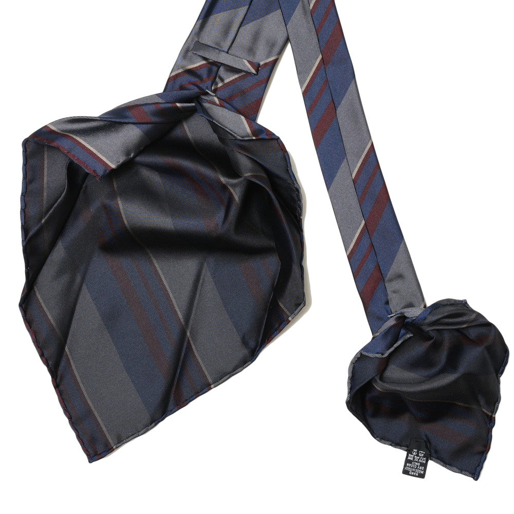 TIE YOUR TIE（タイ ユア タイ） シルクレップストライプセッテピエゲタイ 105876