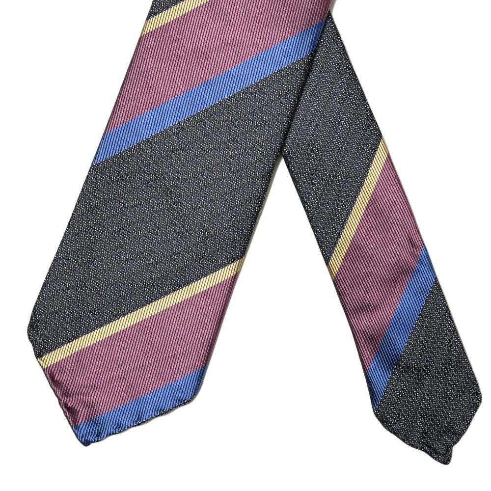 TIE YOUR TIE（タイ ユア タイ） シルクレップ×ジャガードストライプセッテピエゲタイ 105890