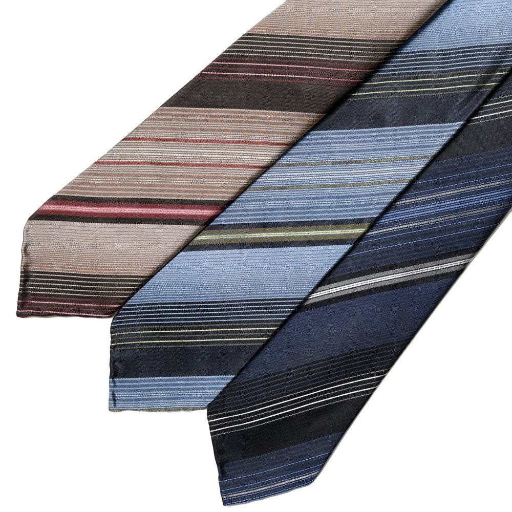 TIE YOUR TIE（タイ ユア タイ） シルクカスケードストライプセッテピエゲタイ 78333
