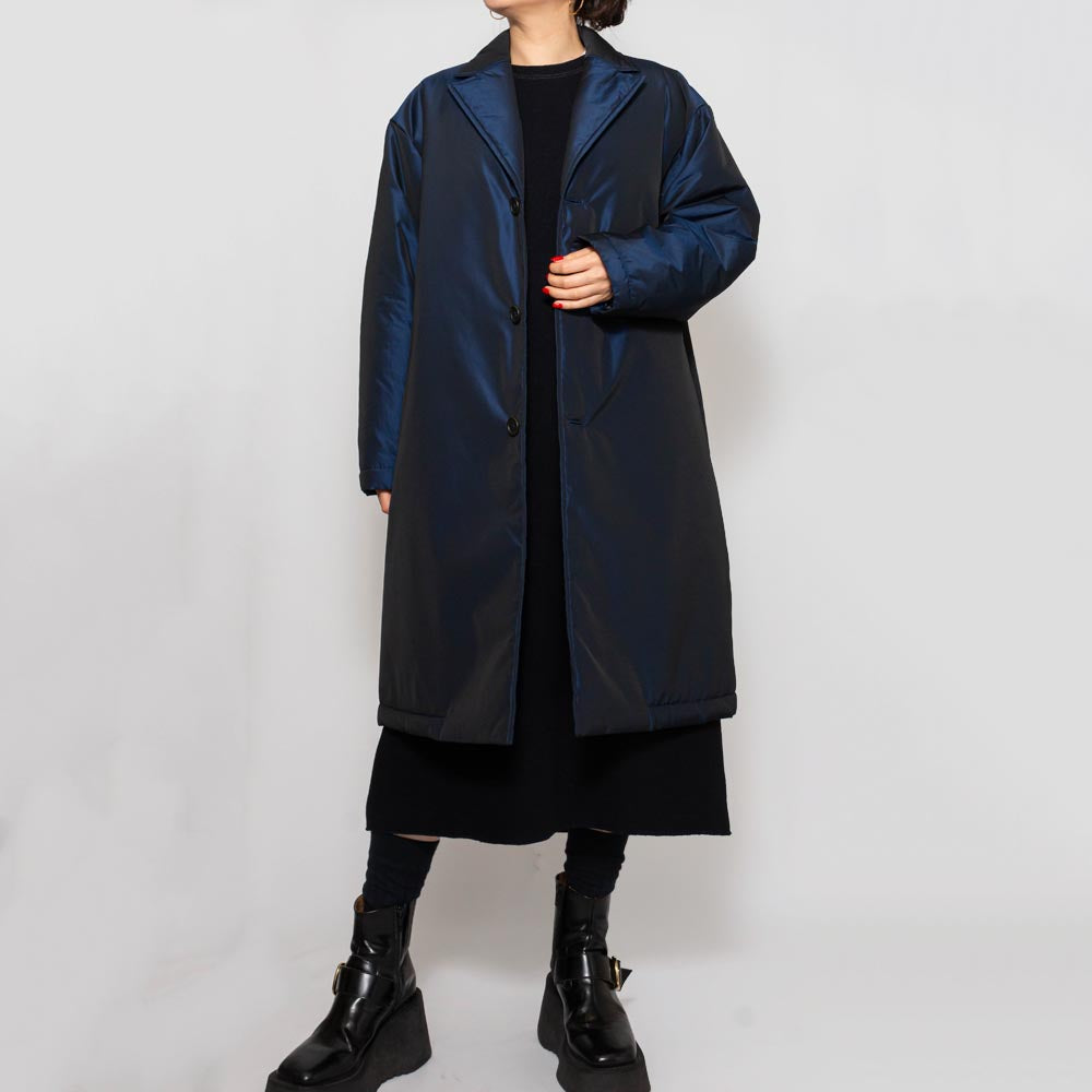 AMBELL(アンベル)<BR>00053 タフタ ドロップショルダーコート