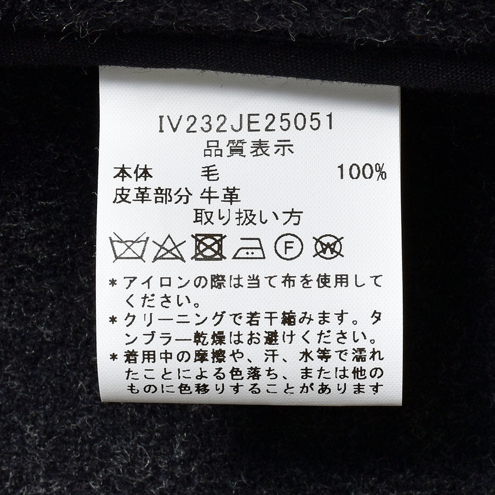 INVERTERE インバーティア Joshua Ellis ジョシュアエリス ウール ヘリンボーン ダッフルコート RELAX FIT