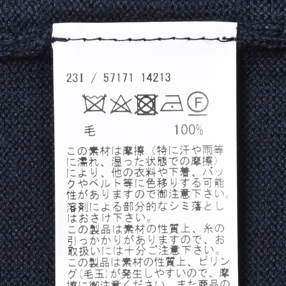 GRAN SASSO（グランサッソ） 12ゲージウールハーフジップロールネックニット 57171/14213