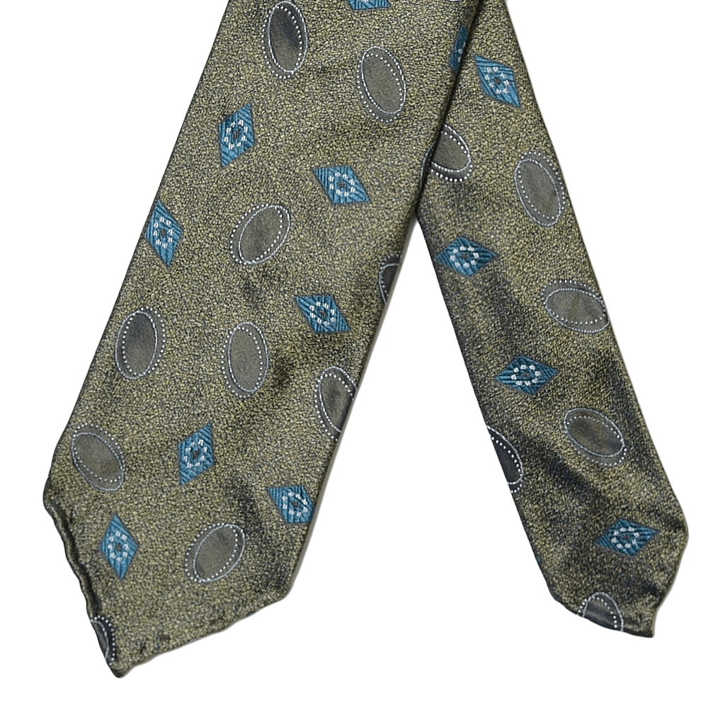 TIE YOUR TIE（タイ ユア タイ） シルクダイヤ＆サークルジャガードセッテピエゲタイ 103330