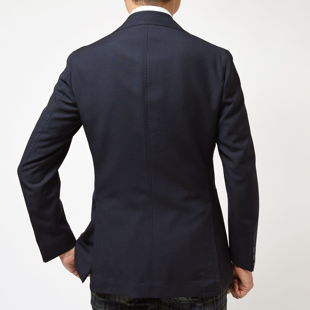 STILE LATINO スティレ ラティーノ ウール モヘヤ ホップサック ゴールドメタルボタン シングル3Bジャケット VINCENZO