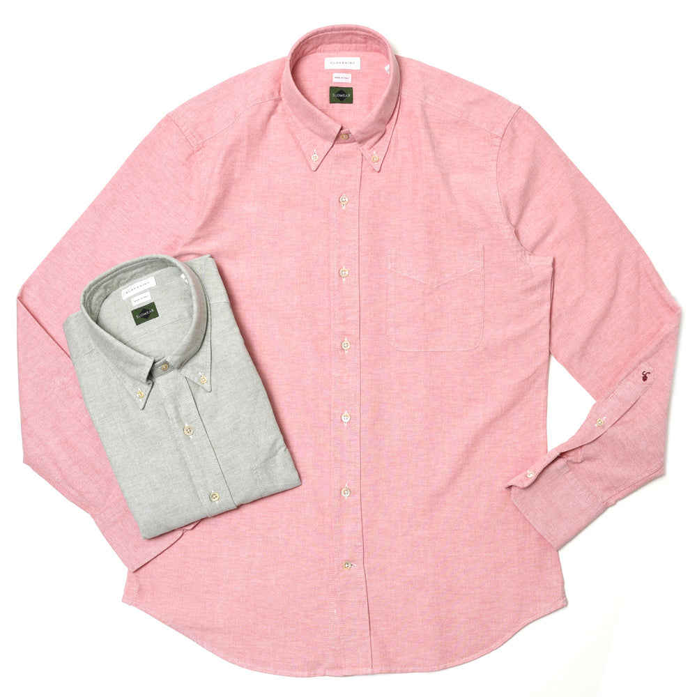 GLANSHIRT（グランシャツ） コットンオックスフォードボタンダウンカラーシャツ 81405