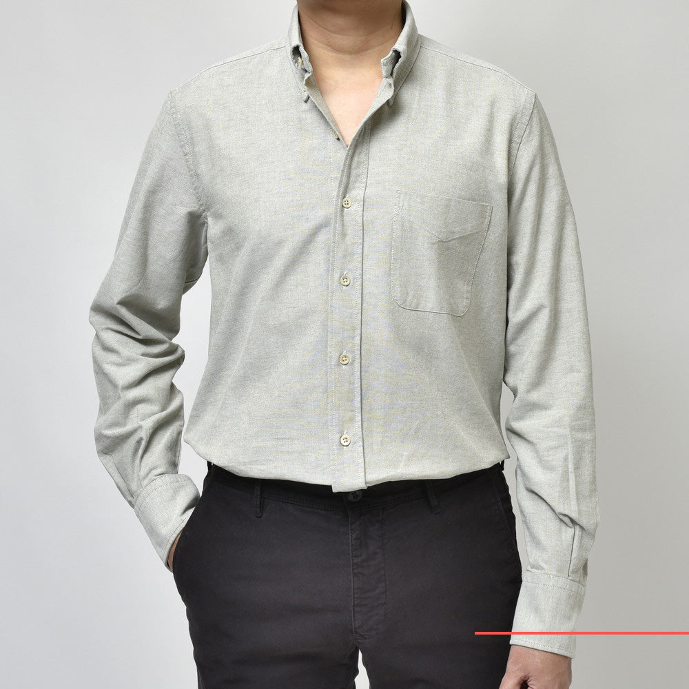 GLANSHIRT（グランシャツ） コットンオックスフォードボタンダウンカラーシャツ 81405