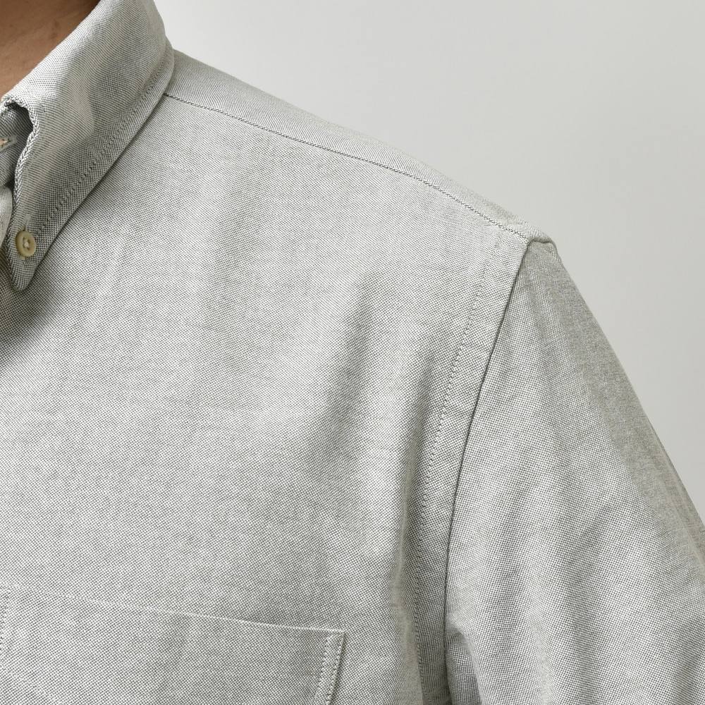 GLANSHIRT（グランシャツ） コットンオックスフォードボタンダウンカラーシャツ 81405