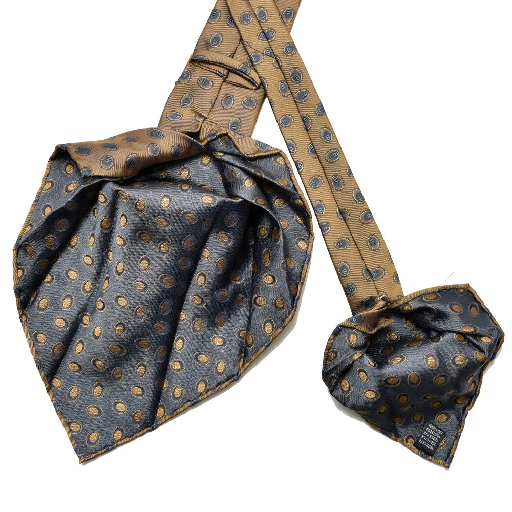 TIE YOUR TIE（タイ ユア タイ） シルクレップオーバルジャガードセッテピエゲタイ T930890
