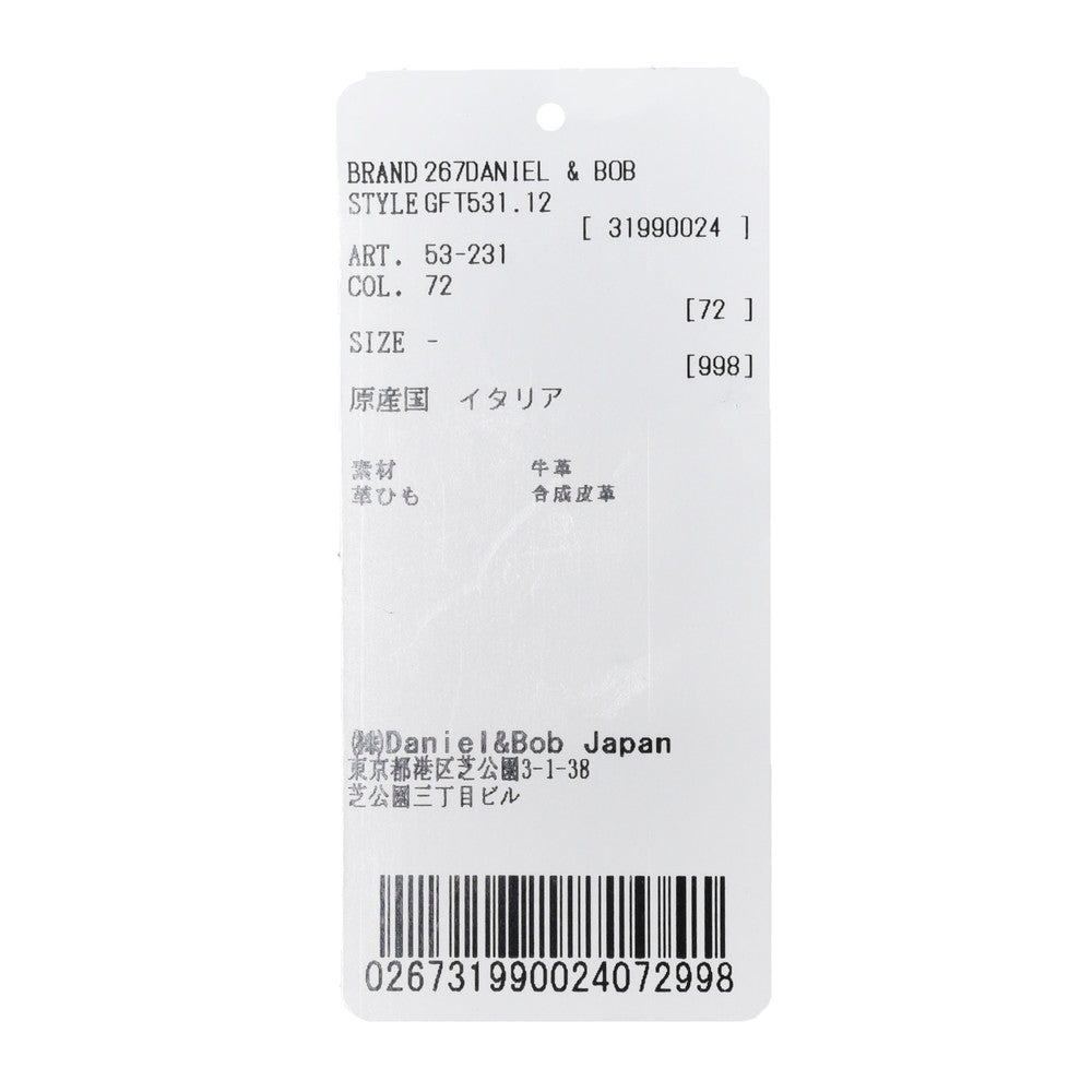 Daniel&Bob（ダニエルアンドボブ） PIATTINAピアティーナ シュリンクレザーネックポーチ CASE GFT531.12