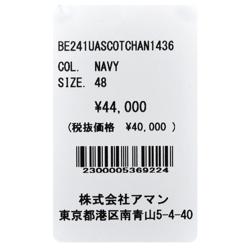BERWICH（ベルウィッチ） SCOTCHスコッチ ウールトロピカルチョークストライプ2インプリーツテーパードクロップドパンツ AN1436