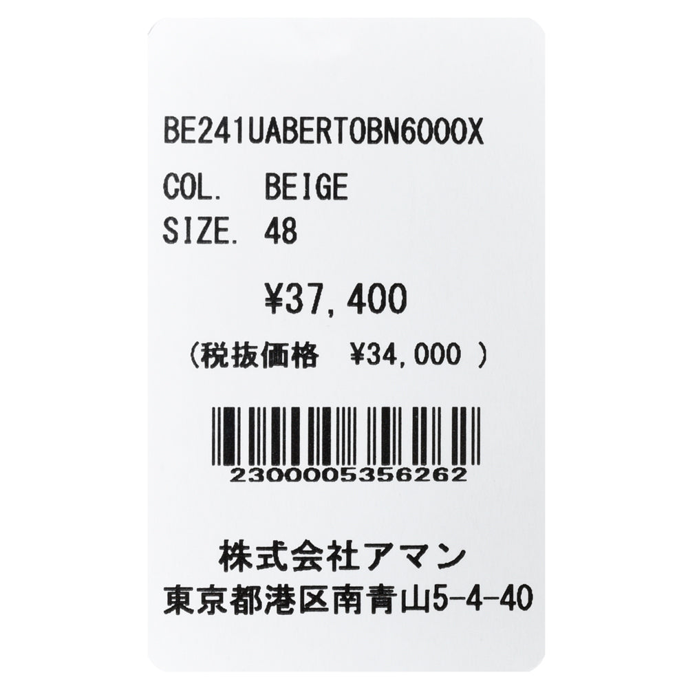 BERWICH（ベルウィッチ） BERTOベルト テクノウール1プリーツバックシャーリングテーパードパンツ BN6000X
