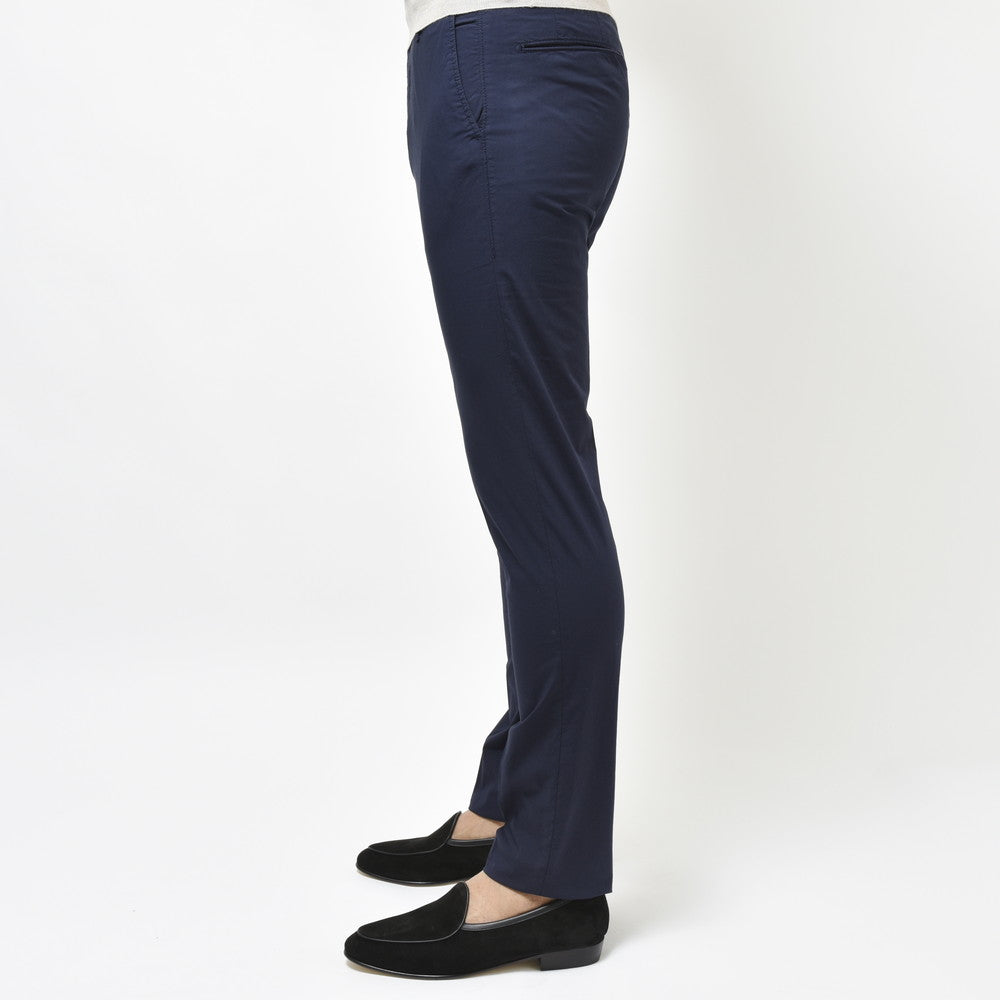 INCOTEX SLACKS（インコテックス スラックス） SLIM FIT ガーメントダイコットンストレッチポプリンテーパードパンツ 17S100-90890/11562