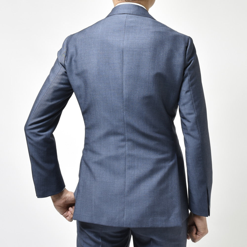 guji（グジ） SUPER BRIOスーパーブリオ キッドモヘアウール6B1プリーツダブルスーツ (MADE BY RING JACKET / DORMEUILファブリック使用)【春/夏】