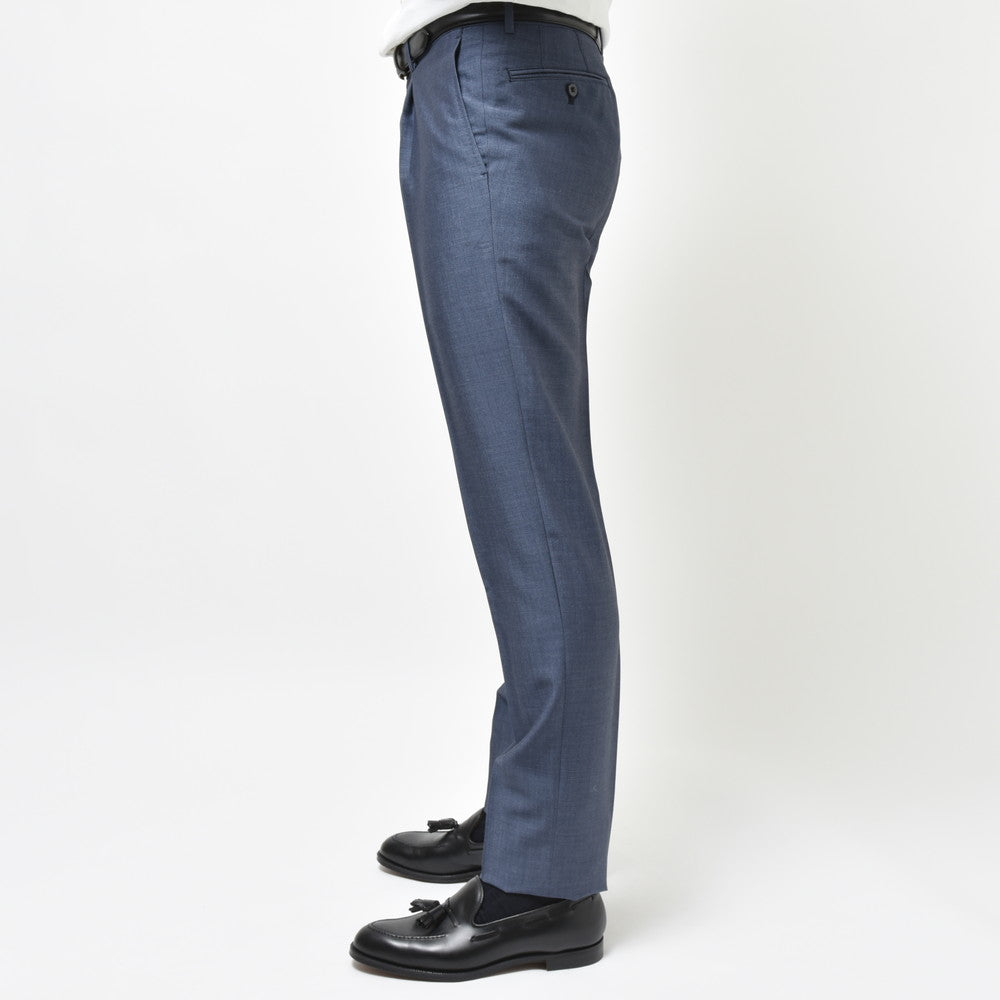 guji（グジ） SUPER BRIOスーパーブリオ キッドモヘアウール6B1プリーツダブルスーツ (MADE BY RING JACKET / DORMEUILファブリック使用)【春/夏】