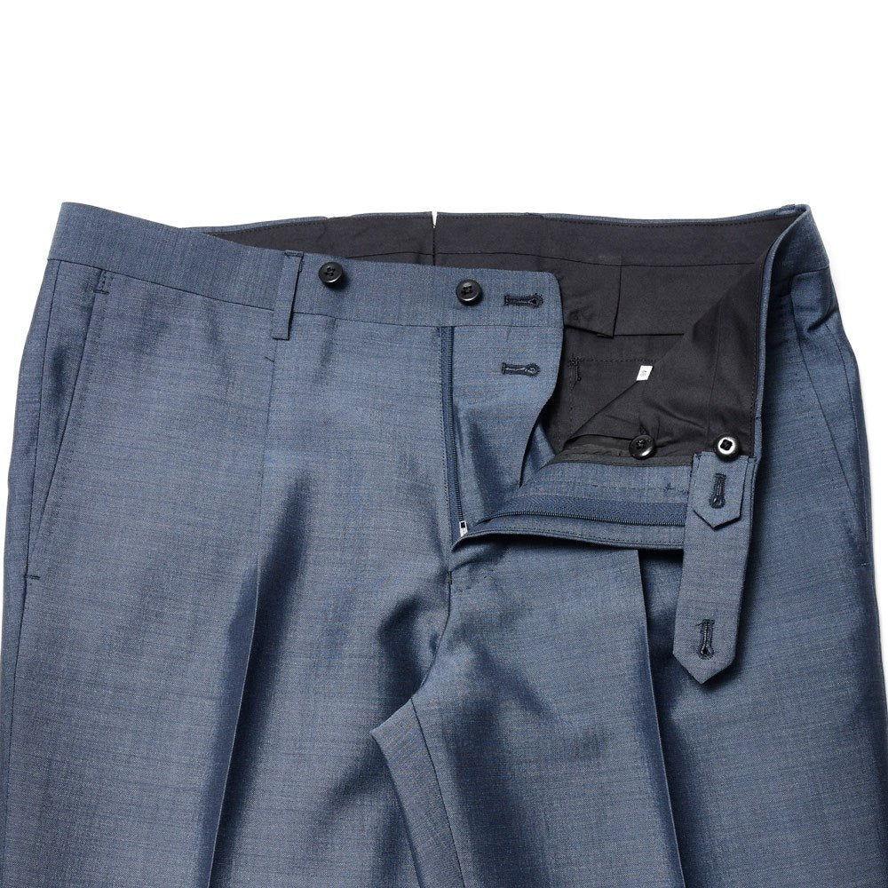 guji（グジ） SUPER BRIOスーパーブリオ キッドモヘアウール6B1プリーツダブルスーツ (MADE BY RING JACKET / DORMEUILファブリック使用)【春/夏】
