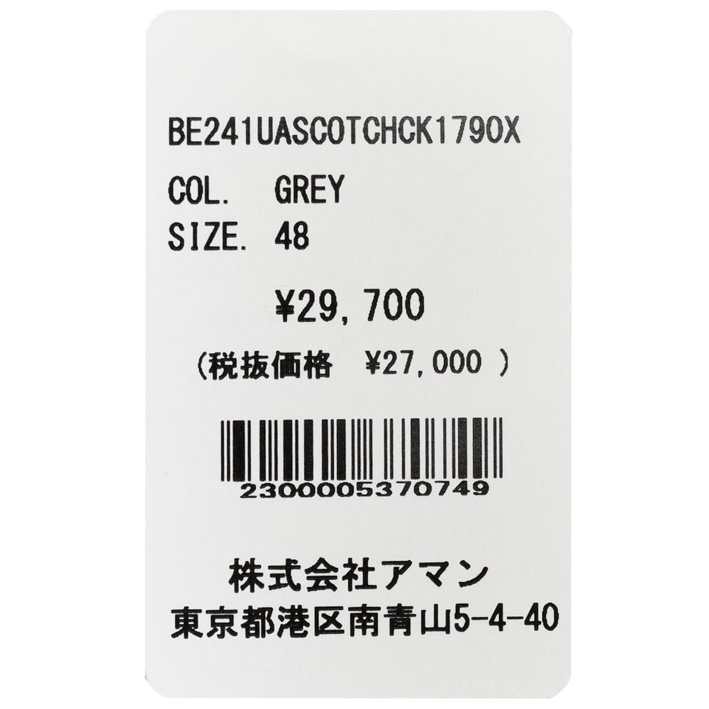 BERWICH（ベルウィッチ） SCOTCHスコッチ コットンストレッチツイル2インプリーツテーパードクロップドパンツ CK1790X