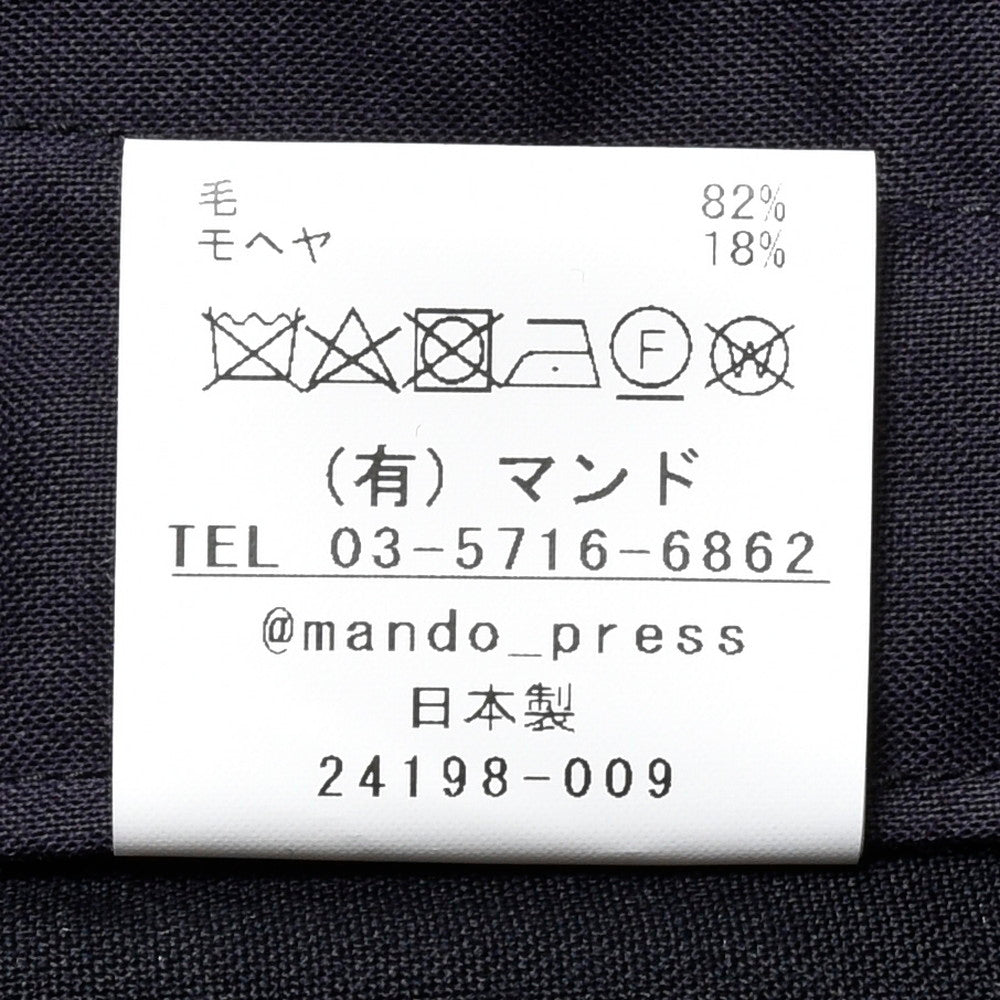 mando（マンド） ウールモヘヤ1Pテーパードパンツ 24198-009