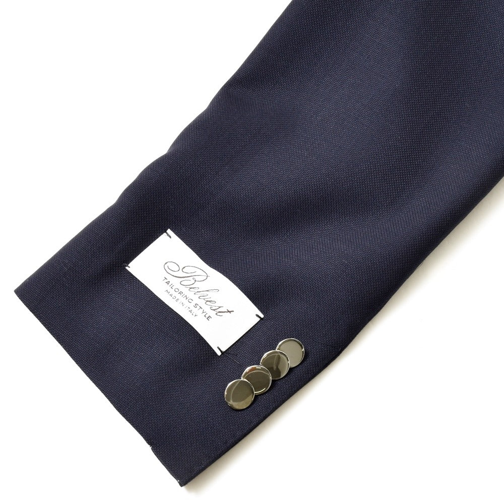 Belvest（ベルベスト） ウォーターレペレントウールホップサック6Bダブルジャケット（シルバーメタルボタン） JACKET IN THE BOX G10312-566