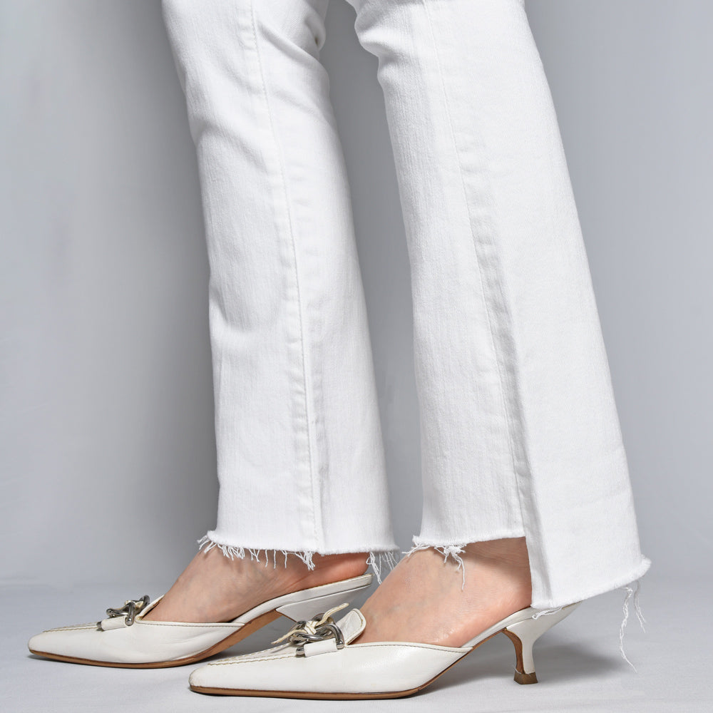 MOTHER(マザー)<BR>1157-753 INSIDER CROP STEP FRAY クロップドデニムパンツ