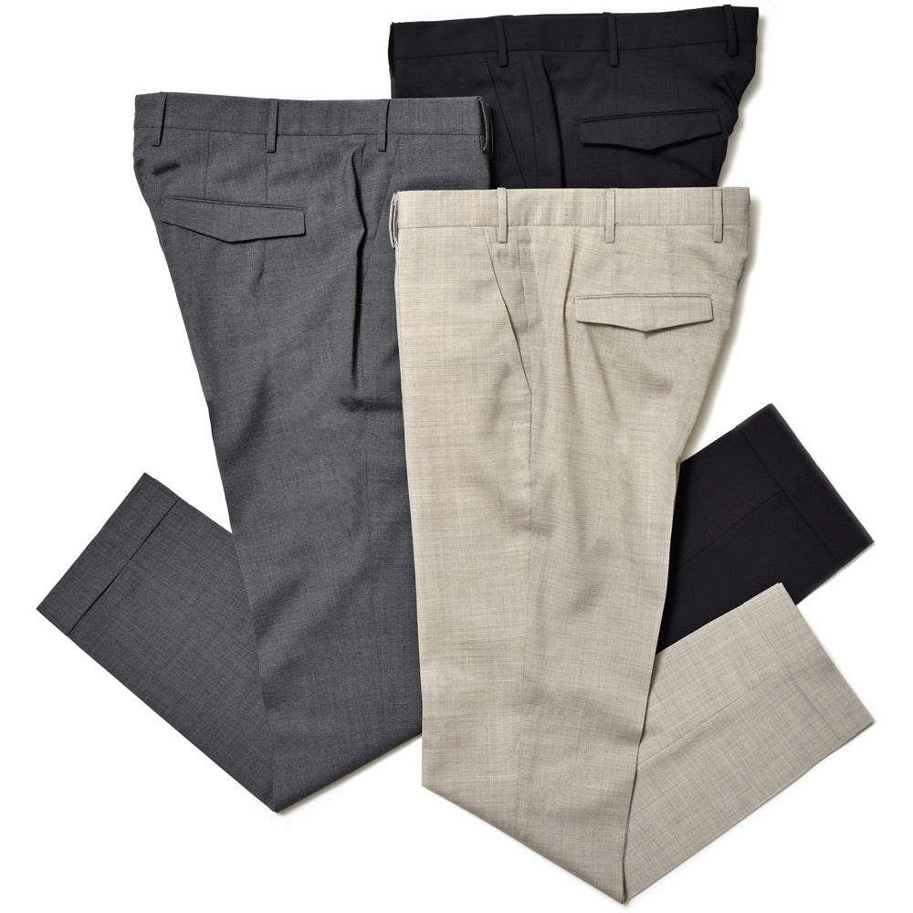 PT TORINO ピーティー トリノ ヴァージンウール ストレッチ 4シーズン ノープリーツ パンツ MASTER FIT/TO77