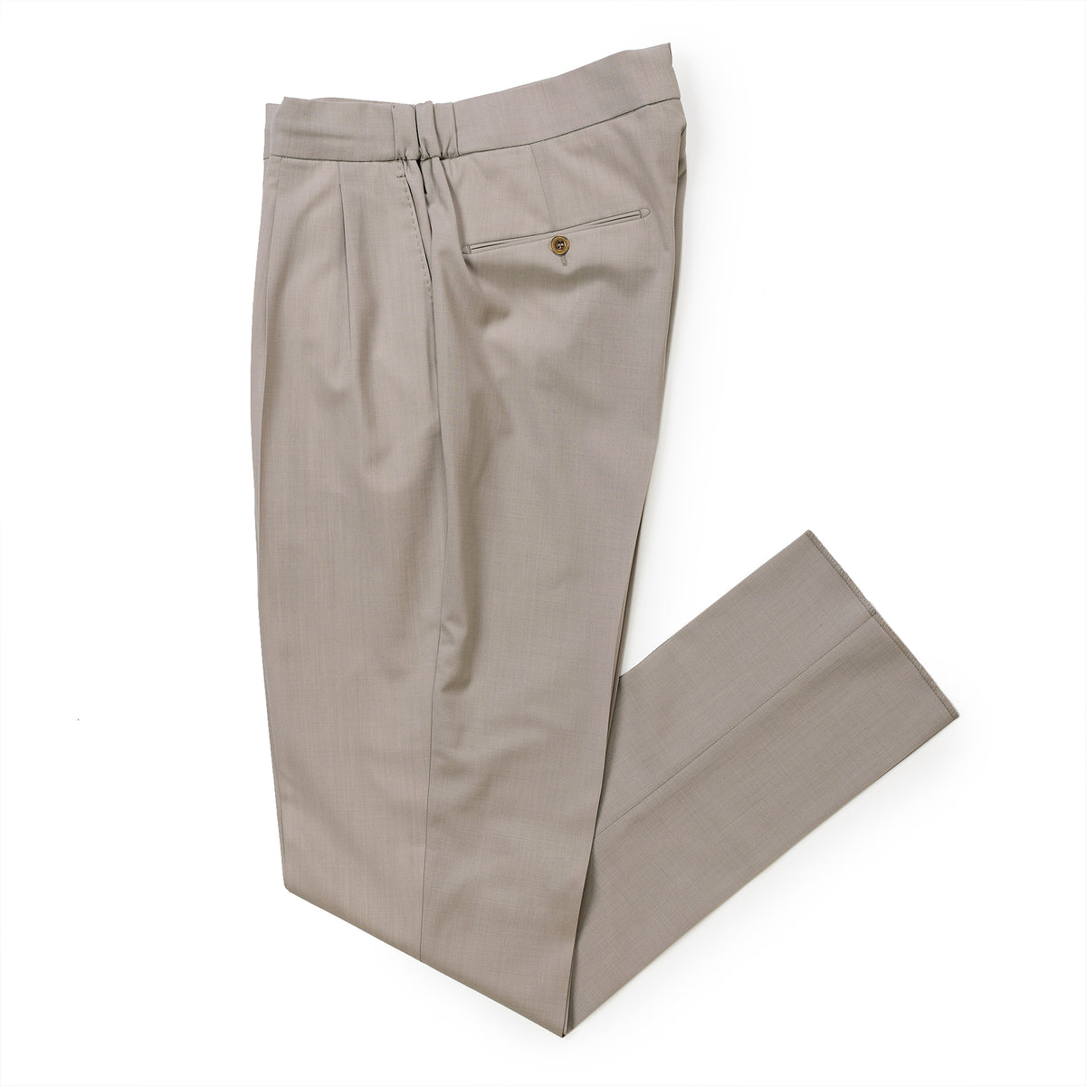 ベルウィッチ / BR別注 ストレッチ ウール 2プリーツ パンツ/SCOTCH RELAX_GOLD/FA1755X