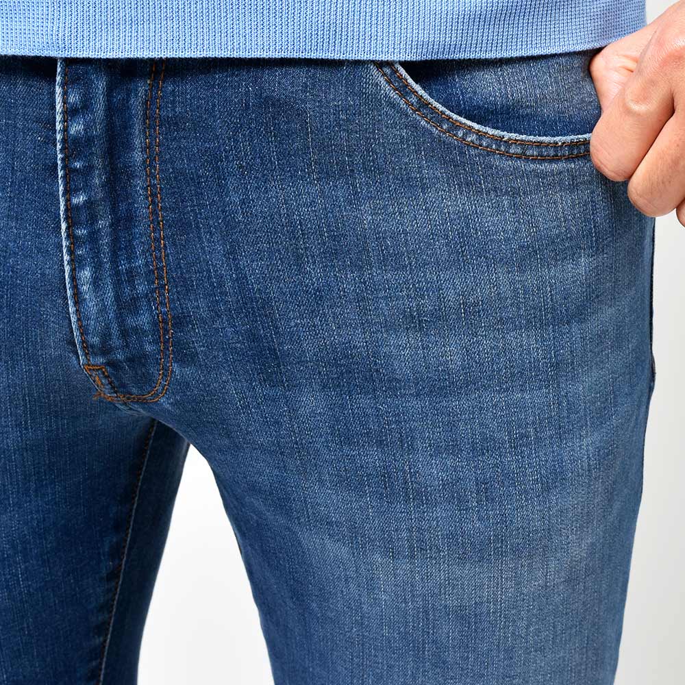 PT TORINO DENIM ピーティートリノデニム コットンポリエステル ストレッチ ウォッシュド デニムパンツ SWING/SUPERSLIM FIT