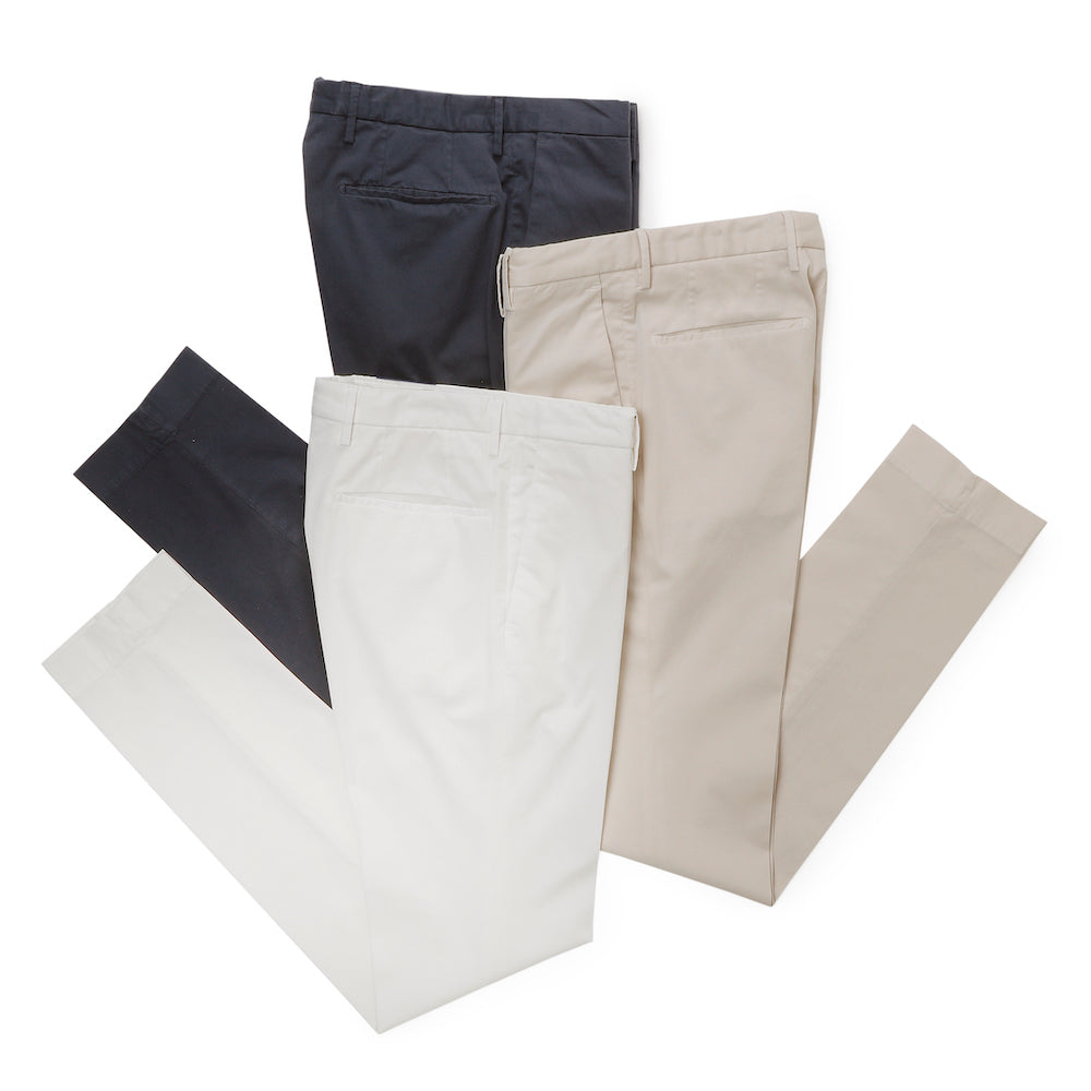 インコテックス / 【限定販売モデル】ストレッチ コットンツイル ノープリーツ パンツ/TIGHT FIT/ZL851W 9098A