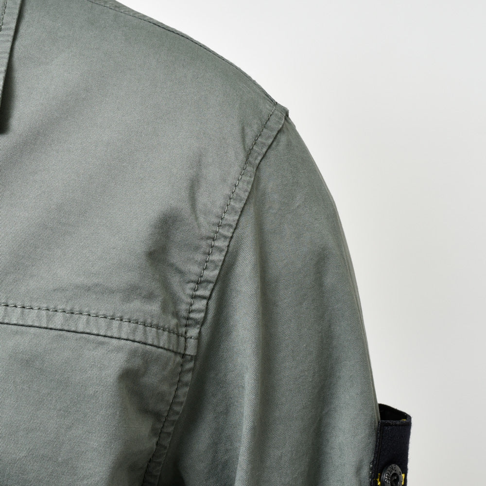 STONE ISLAND(ストーンアイランド)  スーピマコットンストレッチツイルシャツブルゾン 80-151-02-10