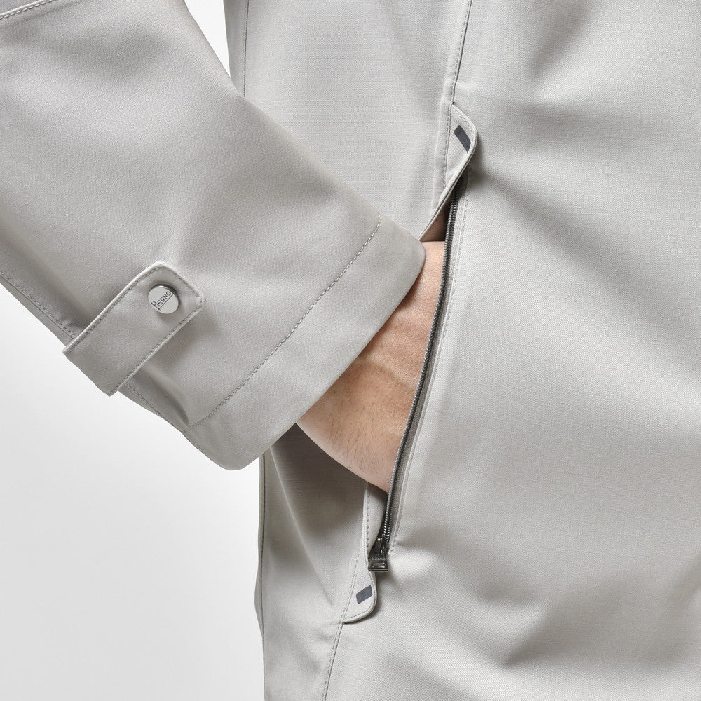 HERNO（ヘルノ） Loro Piana STORM SYSTEM ウォータープルーフ3レイヤーウールフーディーブルゾン GI000408U-33410