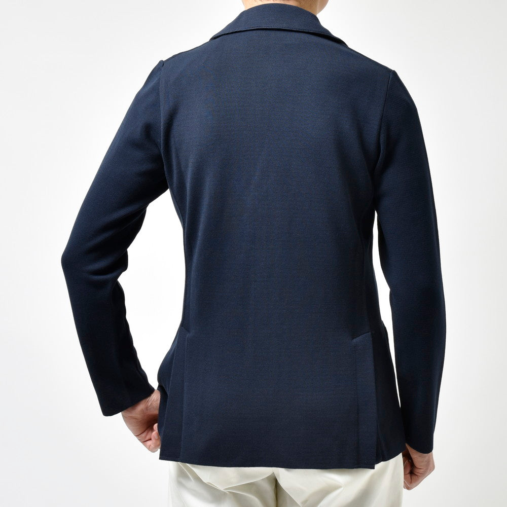 LARDINI（ラルディーニ） コットンミラノリブニットジャケット LJM56/EQ62002