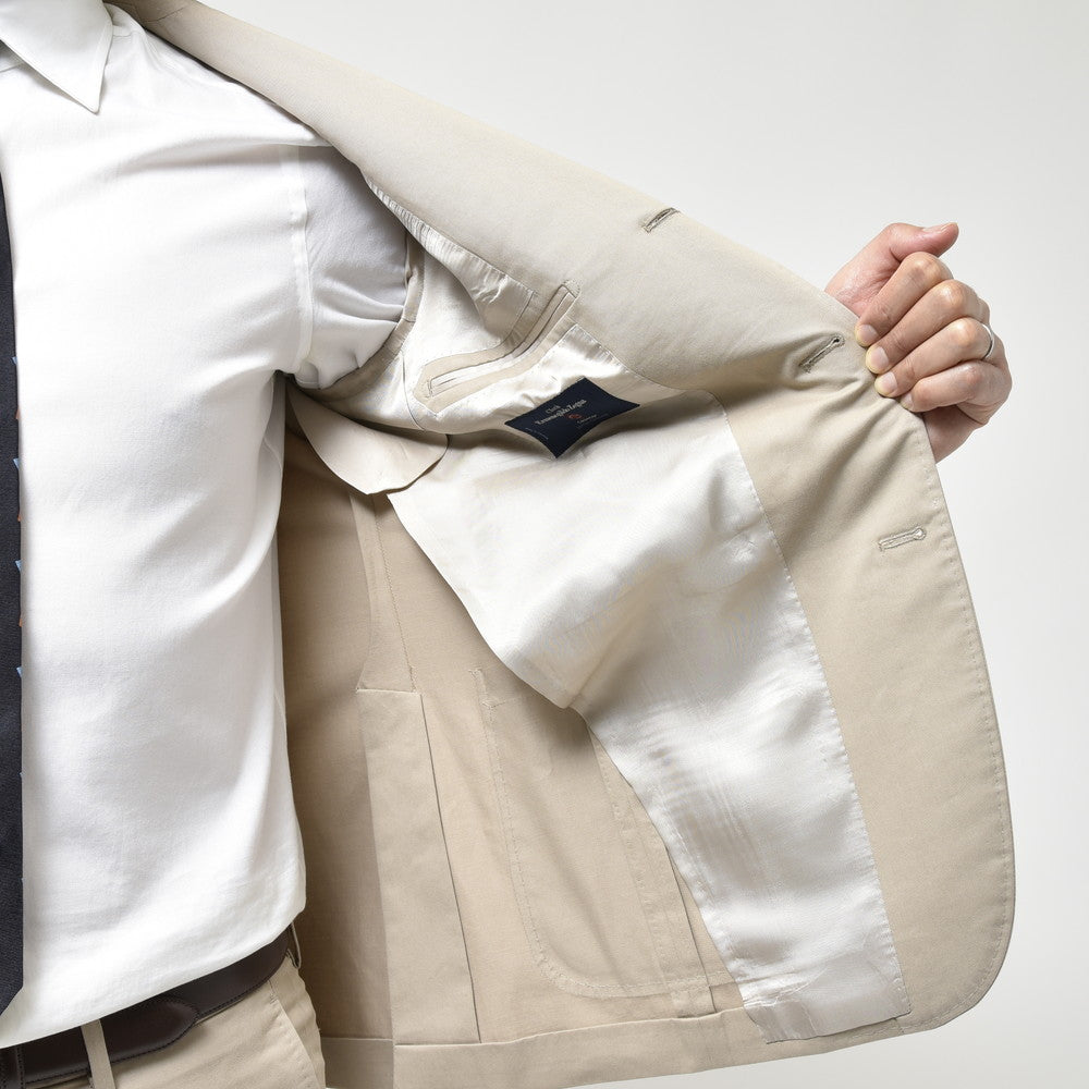 guji（グジ） CASHCOカシコ ストレッチコットンカシミアギャバジン3Bジャケット(MADE BY RING JACKET / Ermenegildo Zegnaファブリック使用)